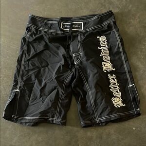 BETTER BODIES Black Board Shorts Swimwear